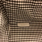 Rare wendy Bellissimo walk With Me raffia Basket black   White Gingham Liner 