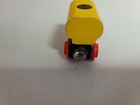 Brio Wooden Railway Train Cargo Car   Yellow Magnetic Cargo Good Condition