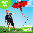 Joyin Dragon Kites For Kids And Adults  Easy To Fly Large Single Line Kite For K