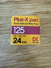 Vintage Kodak Plus-x Pan 125 Black white Print Film Px135-24 Exp  09 87