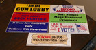 Lot Of 7 Vintage 2nd Amendment gun Owner beware Of Dog Bumper Stickers 9 x3   