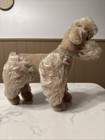Vintage 1950s Steiff Poodle Snobby Gray Mohair Jointed 13    Glass Eyes Clean