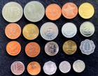 America s 20 Coins Set Unc World Coins - Country List In Description Below