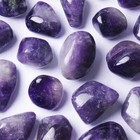 3pcs Amethyst Tumble Stone Polished Stone For Meditation   Healing Pocket Stone