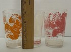 3 Vintage Davy Crockett Drinking Glasses - See Photos