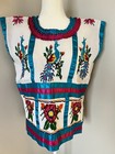 Oaxaca Mazatec Huipil Blouse Cross Stitch Hand Embroidered Nwt