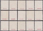 India 1935 Keviii Essay Complete Set Mnh Reproduction Stamp Sv