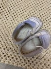 Vintage All Leather Lace Up Classic Baby Shoes  White  5    Long Booties