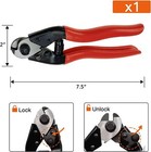 Cable Cutter Wire Cutter Heavy Duty Up To 5 32   stainless Steel Aircraft Wire Ro