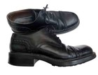 Vintage 1990s Mondial Italy Black Leather Brogue Oxford Shoes Men s 9 5m Usa