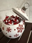 Teleflora Sparkle All The Way Ornament Candy Dish With Lid