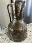Antique Middle Eastern Or Ottoman Tinned Copper Water Pitcher