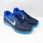 Nike Mens Air Max 2017 849559-400 Blue Running Shoes Sneakers Size 11 5