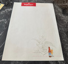E  Vintage Budweiser Beer Paper Menu Insert Sheet 2-sided Ab Brg Co St  Louis Mo