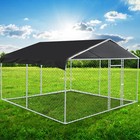 10x10ft Outdoor Pet Dog Run House Kennel Shade Cage Enclosure W  Cover Playpen