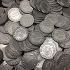Rare World War 2 Germany Zinc 1 Reichspfennig 5 Coin Lot Circulated