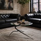 Organic Sculptural Mid-20th Century Cast Iron Side Table