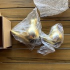 Xmgzq 2 Pcs Gold Decor Accents small Animal Statues modern Home Decorative  Bird