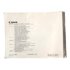 Canon A-1 Camera Manual - Original Instruction Guide Book 1978