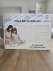 Estienne Large Light Yellow Modern Baby Keepsake Box - Memory Box For Baby