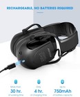 Mpow Bluetooth Noise Reduction Ear Muffs Nrr29db Hearing Protection Headphones