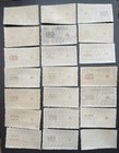 Tangstamps korea 1951-52 Flags Issue Cpl 44 Values Sc  132-173  154a-155a Mh