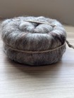 Handblended 100  Wool Roving Spinning Felting Mulberry Silk Icelandic Fine Top