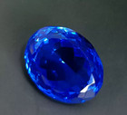 20 Ct Aaa  Natural Kashmiri Blue Sapphire Loose Gemstone Oval Cut Gie Certified