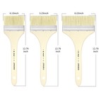 Xdt 2801 Hake Artist Paint Brush 3 Piece Set  4 13in 5 23in 6 22in  Hog Bristle