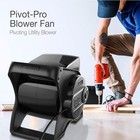 Lasko 12  Pivoting Pro High Velocity Utility Blower Fan With 3 Speeds  U12104  G