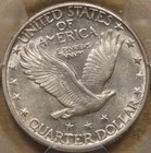 1917-d T2 Standing Liberty Quarter 25c Pcgs Au58