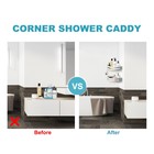 Us Bathroom Shelves No-drill Wall Mount Corner Shelf Shower Storage Rack Holder