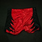 Men   s Pro Wrestling Bikers Red And Black Xl