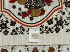 Cannon 60s 70s Mushroom Floral Dish Hand Towel Washcloth Kitschy Bathroom Hippie