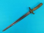 Antique Us Civil War Short Sword Large Knife Dagger