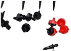 Rain Bird Drip Kit 2 Gph   1 Gph Drip Emitters  Tubing Stake   Barbed Drip Tees