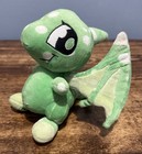 2004 Neopets  Green Speckled Shoyru  7  Stuffed Plush