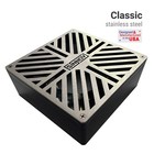 6 In  Premium Heavy Duty Square Paver Drain Grate Drainage Cover Made Usa