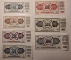 Yugoslavia 7 Banknotes  68- 81 - Complete Edition - 5 To 1 000 Dinars Aunc