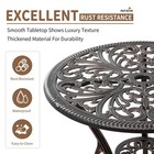 3 Piece Patio Furniture Set Patio Bistro Table And Chairs Set Of 2 For Garden