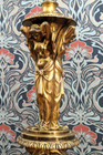 19th Century Neoclassical Regency Bronze Three Graces Lamp Thomas Messenger 46cm