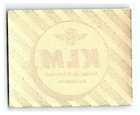 Klm Airlines Luggage Label Vtg Sticker Stamp Poster 