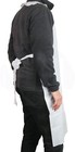 Mt Products Disposable White Poly Apron 46  X 28  Heavy Weight - Pack Of 50