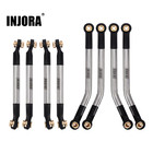 Injora Stainless Steel High Clearance 4 Links Set For 1 18 Rc Crawler Fms Fcx18 