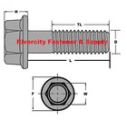 3 8-16x3-1 2 Grade 8 Flange Bolts 3 8 X 16 X 3-1 2  Screws 3 8x16 X 3 5 Screw