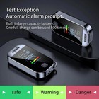 New Digital Breath Alcohol Tester Professional Breathalyzer With Lcd Display Usb