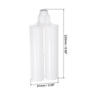 2pack 400ml 1 1 Epoxy Gun Adhesive Cartridge 220mm Pp Dual Cartridge Gray Piston