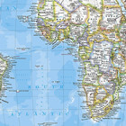 National Geographic World Map  folded With Flags And Facts   national Geographic