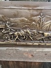 Solid Bronze Wells Fargo In Line Of Duty Bronze Plaque 12 3 4 X 5 Inches 