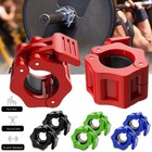 Us Olympic 1-2  Inch Barbell Clamps Quick Release Standard Bar Weight Plates